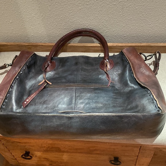 Bed Stu Dark Brown Leather Tote Bag - Picture 6 of 16